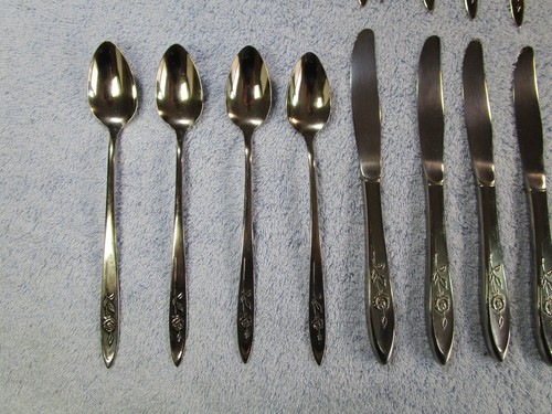 Oneida Community Edelstahl My Rose 39-teiliges Set 160-65J - Bild 7 von 15