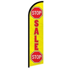 Stop Sale Stop Windless Advertising Swooper Flag Sale Flag Sale