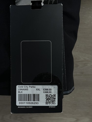 Lululemon Cold City Parka 600 Fill Power Full Warmth Glyde XXL Black 26293 - Picture 10 of 11