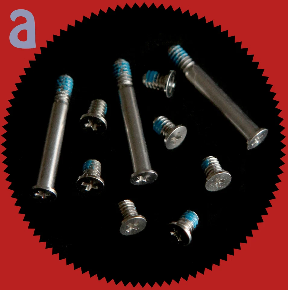 Schrauben für Gehäuse MACBOOK PRO 13", A1278 (2009–2012) Boden Deckel Screws Neu