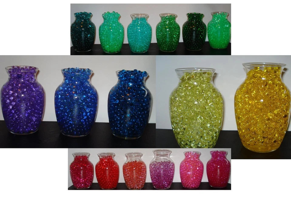 Contas de água -Contas de geléia de água dos EUA -29 cores diferentes -Cada peça faz 1 1/2 Qrt - Imagem 4 de 4