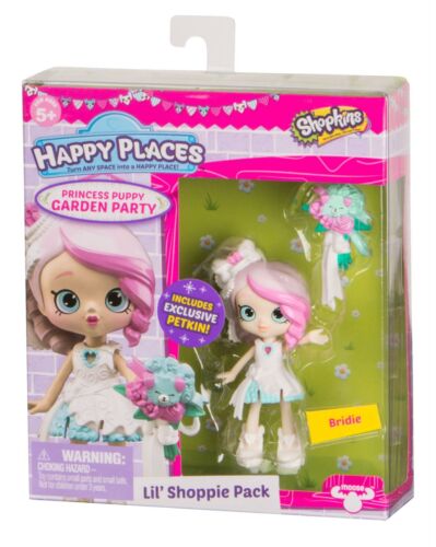 SHOPKINS Happy Places Lil Shoppie Pack BRIDIE [Princess Puppy Garden Party]  Doll | eBay