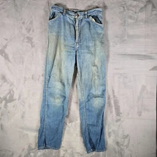 Vintage 1950s Blue Bell Wrangler Misses Thrashed/Destroyed Denim Jeans (29x28)