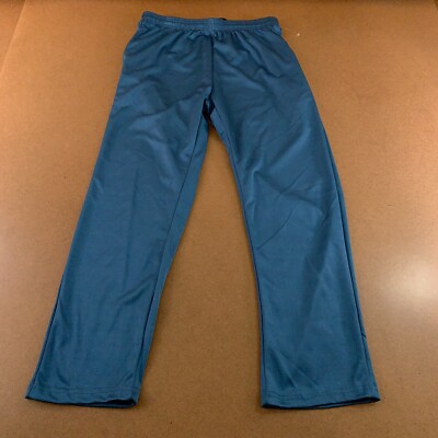 Real Essentials Mens Size Medium Blue Drawstring Straight Leg Athletic Pants New
