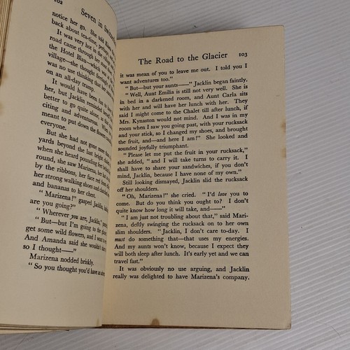 Seven in Switzerland Mabel Esther Allan HC Vintage Fiction Book Illustrated - Picture 7 of 15