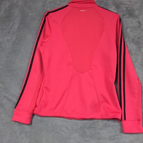 Adidas Damen Climalite Full Zip Striped Lightweight Pocket Golfjacke Größe M - Bild 8 von 12