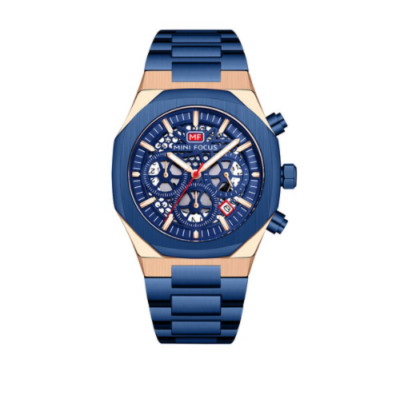 MINI FOCUS Men's Metal Band Analog Watch MF0411G03