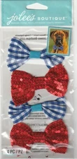 Jolee's Boutique 3-D stickers BOW TIES Broadway Theme 95702 Fast FREE Ship!