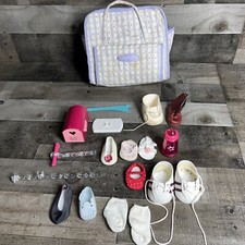 American Girl Bitty Baby DIAPER BAG 2003 With Other Items Included