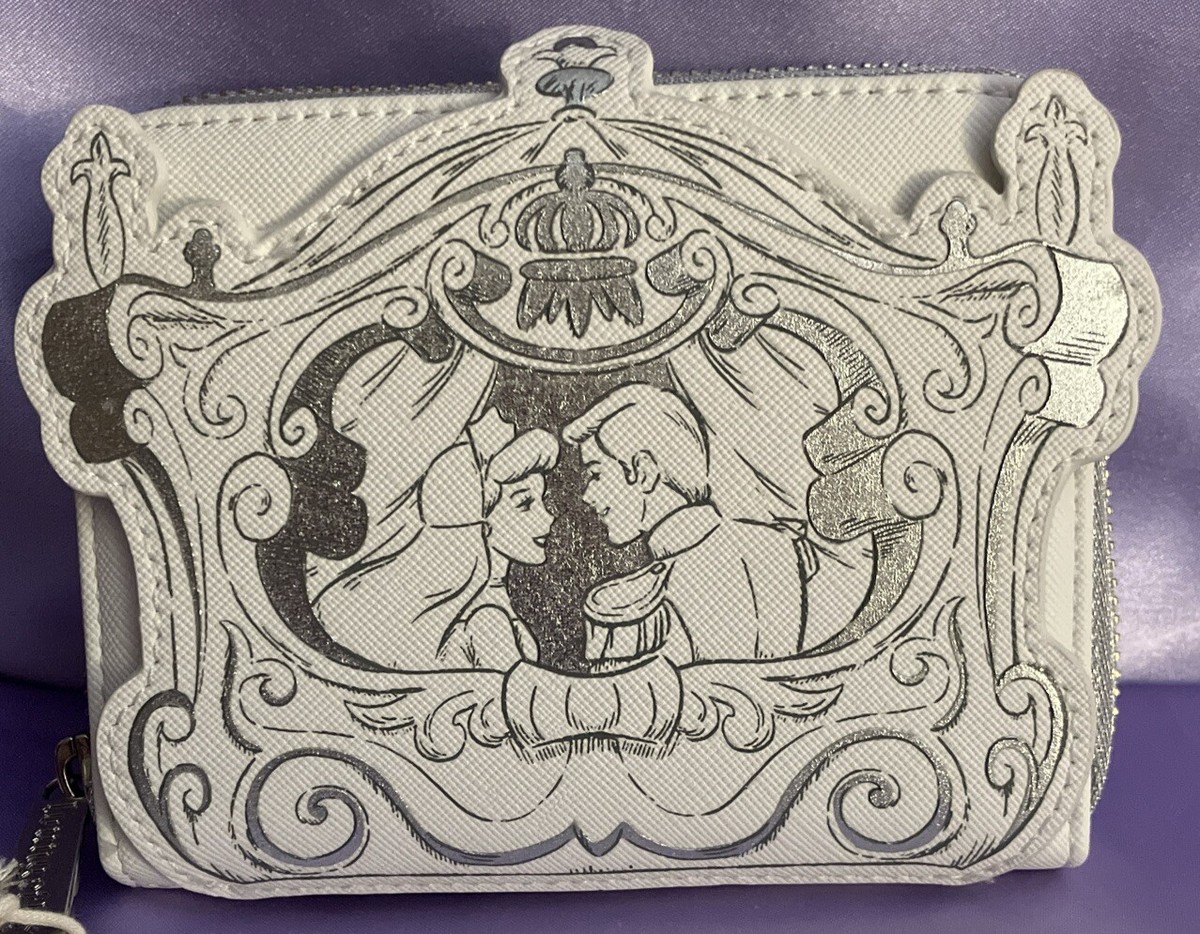 Disney Princess Cinderella Wedding Happily Ever After Loungefly Wallet NEW