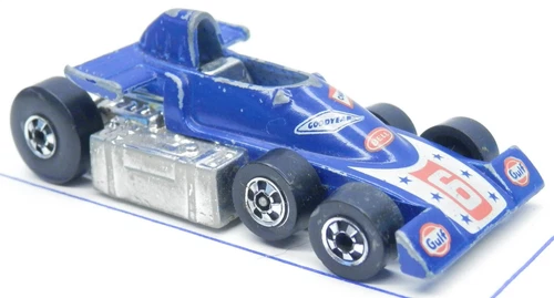 Hot Wheels Lickety-Six 6-Wheeler Formula 1 Race Car Vintage BW BlackWall