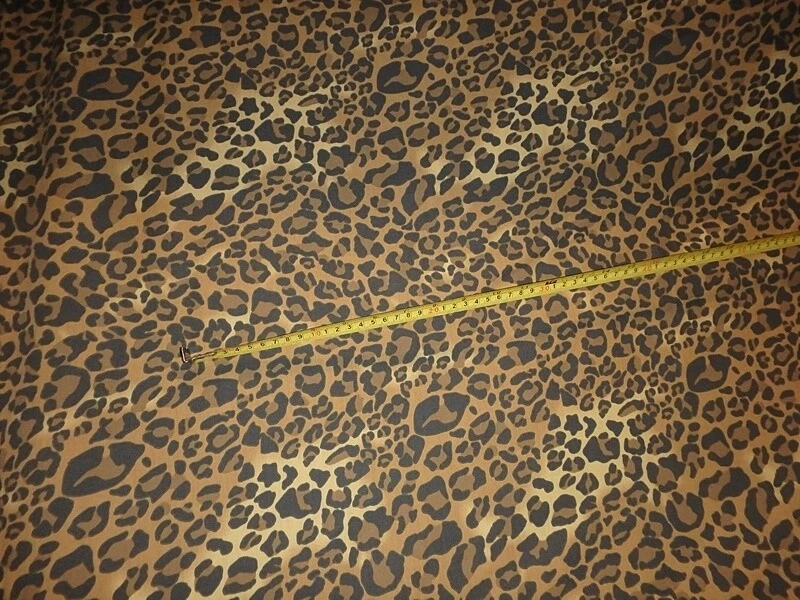 TELA ESTAMPADO ANIMAL ~ TAPICERÍA ESTAMPADO GUEPARDO / LEOPARDO / CORTINAS / MÁSCARA ~ POR Y Foto 3 de 4