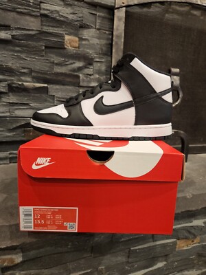 Nike Dunk High 2021 Panda Black White Size 12 DEADSTOCK
