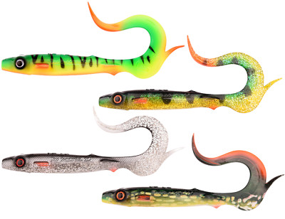Spro Gummishad Iris Shocktail 30cm 59g, Gummiköder für Hecht, Kunstköder, Shad