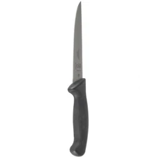 Mercer Culinary Millennia 6" Wide Boning Knife, Black Handle, NSF Listed