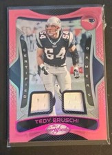 2021 Certified Tedy Bruschi Gamers Mirror Pink Dual Patch /149