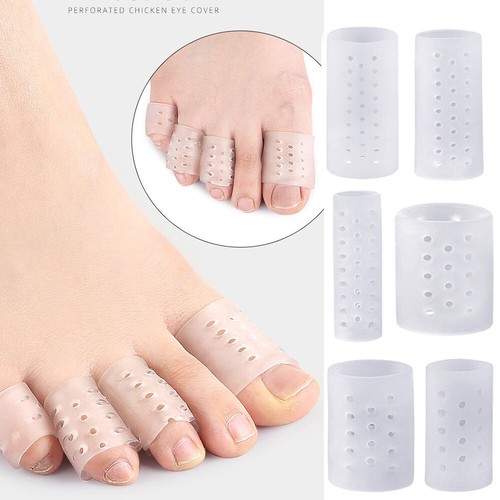 Silicone Toe Caps Breathable Big Toe Protector Prevents Blisters Size Large 2pc~ - Picture 6 of 26