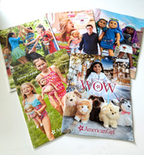 American Girl CATALOGS - FIVE 8" X 10.25" - 2017 - 2021 LOT A