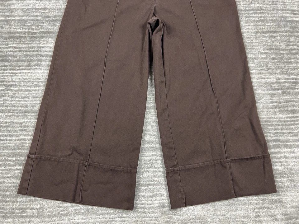 Calça Tracy Evans Limited Feminina 13 Marrom Capri Mistura de Algodão Casual - Imagem 3 de 4