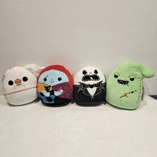 Rare Nightmare Before Christmas Set of 4 Squishmellow NWT Scary Jack Halloween