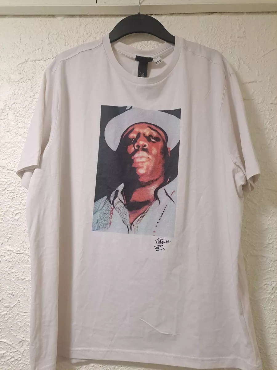 Men s H M BIGGIE SMALLS TSHIRT size XL only BRAND NEW TAG QUICK