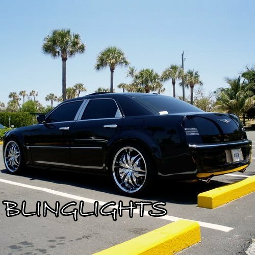 2005 2006 2007 2008 2009 2010 Chrysler 300 300c Tinted Smoked Taillamps Kit - Picture 1 of 2