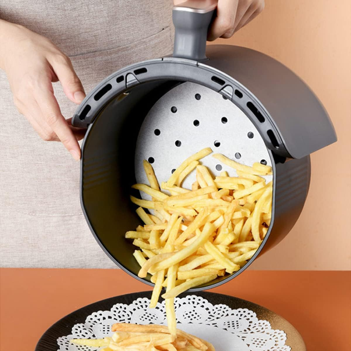 Multipurpose Silicone Liner for Steamer, Air Fryer, Pressure Cooker: Upgraded...-image