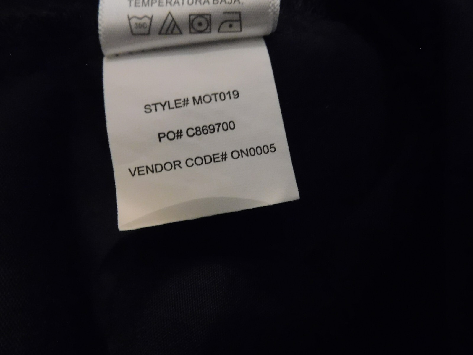 Women's Size XL Motion by Barco Navy Blue with Orange Bungee ID Loop Scrub Top image 10