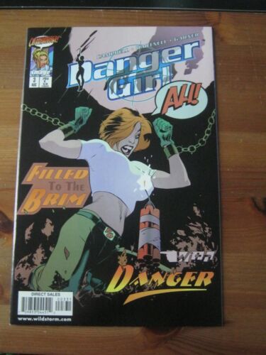 Danger Girl #3 Aug 1998 Cliffhanger / Image - Adam Hughes cover Variant AH! ZCO3 - Afbeelding 1 van 8