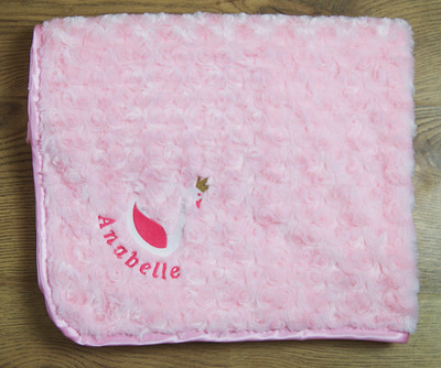 personalised fluffy baby blankets
