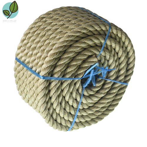 3/4" × 100' Manila Rope PP 3 Strand Twisted Rope For DIY Landscaping - Picture 5 of 11