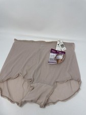 Bali Skimp Skamp Brief Panty Womens Cool Full Seat Coverage Spandex 10 NEW