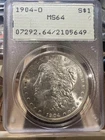 1904 O PCGS MS64 Morgan Silver Dollar $1 US Mint Coin 1904-O MS-64 OGH