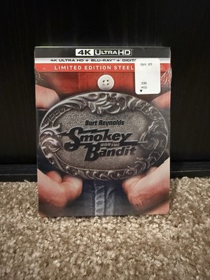 Smokey and The Bandit [4K + Bku-Ray + Digit] (Steelbook) Rare & OOP! BRAND NEW!