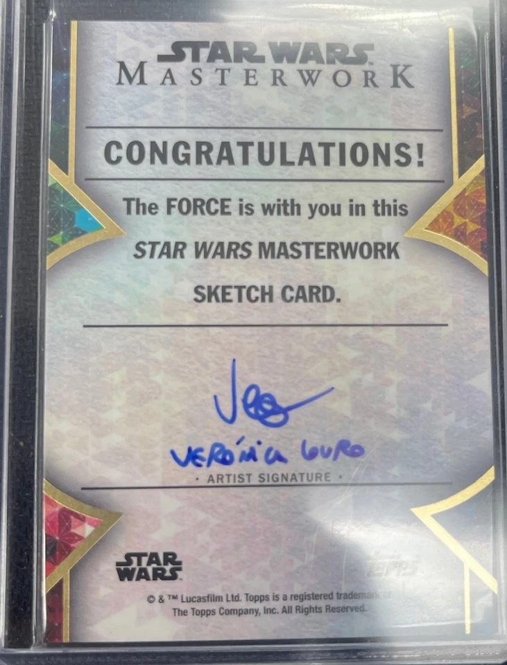 Star Wars Masterwork Sketch Card Snowtrooper - Image 2 of 2