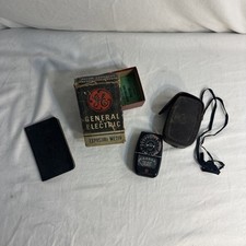 1950s General Electric Vintage GE DW-68 Exposure Meter W/Booklet