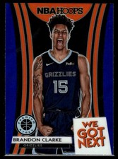 2019-20 Hoops Premium Stock #4 Brandon Clarke We Got Next Blue
