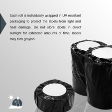 6 ROLLS DYMO LABELWRITER 1744907 COMPATIBLE SHIPPING LABELS, 4XL, 4X6, 220/ROLL