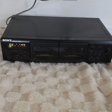 Sony Dual Cassette Deck Auto Reverse Dolby Bl...