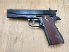 Vintage Marx Plastic .45 Automatic Cap Gun Pistol - 6 1/2" Long - WORKS