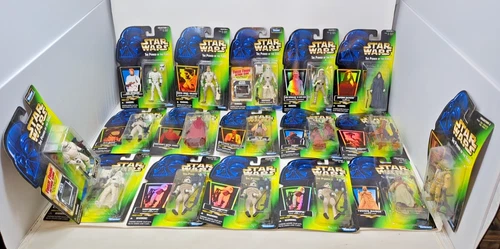 Star Wars Power Of The Force Green Card Set Of 17 Lot Skywalker collection