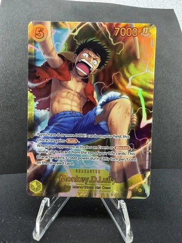 Monkey D Luffy OP15-119 SEC Foil Adventure on Kami’s Island One Piece MINTY GEM