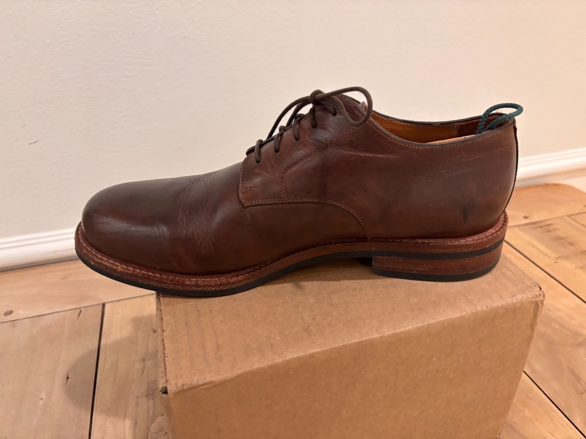 Beckett Simonon Dunham Men\'s US 8.5 Brown Leather Plain Toe Derby Shoes 9511-05 Beckett Simonon 11 Mens Dunham Derby Pull-Up Leather Brown  main image 2