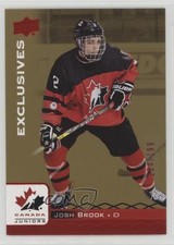 2017 Upper Deck Team Canada Juniors Exclusives Red 184/199 Josh Brook #46 1u6