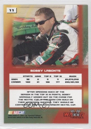 2005 Wheels High Gear Bobby Labonte #11 HOF 0f4 - Picture 2 of 3