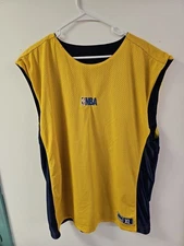 Unk NBA Logo Practice Jersey reversible Size XL Blue And Yellow Pacers Colors
