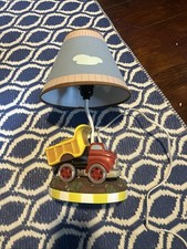 Fantasy Fields Dump Truck Table Lamp Kids Room Transportation Construction New