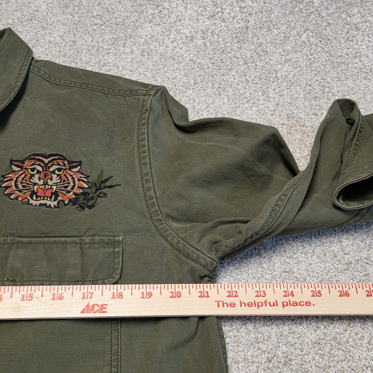 Vintage Urban Outfitters Green Tiger Field Jacket Military Work