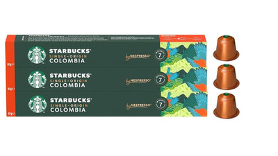 Starbucks by Nespresso Colombia Coffee Capsules, 30-Count