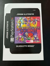 Rare PlayStation Promotional Display Box Silhoulette Mirage NOT A GAME